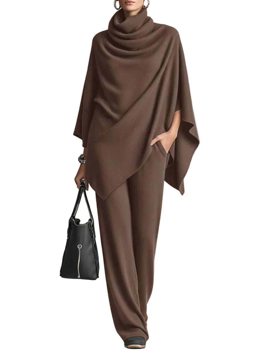 Seraphine | Elegant Drape Two-Piece Set