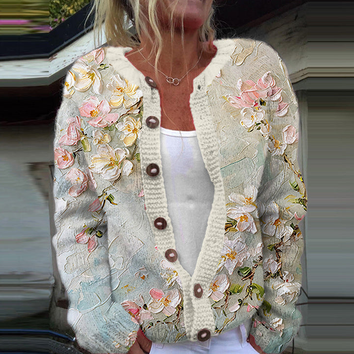 Bonnie | Vintage Floral Cardigan Sweater