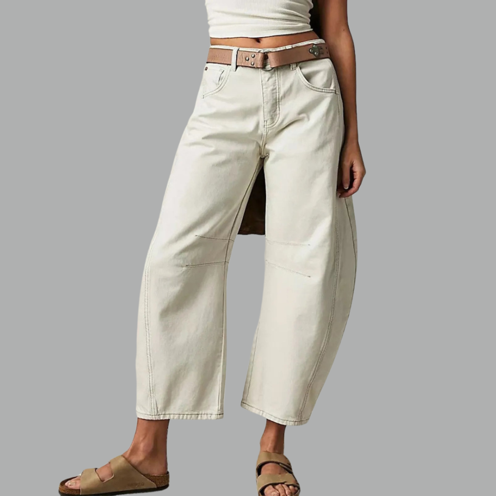 Solenne | CHIC WIDE-LEG JEANS
