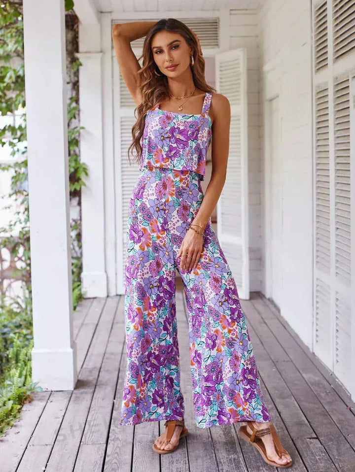 Fenna | Floral Wide-leg Jumpsuit