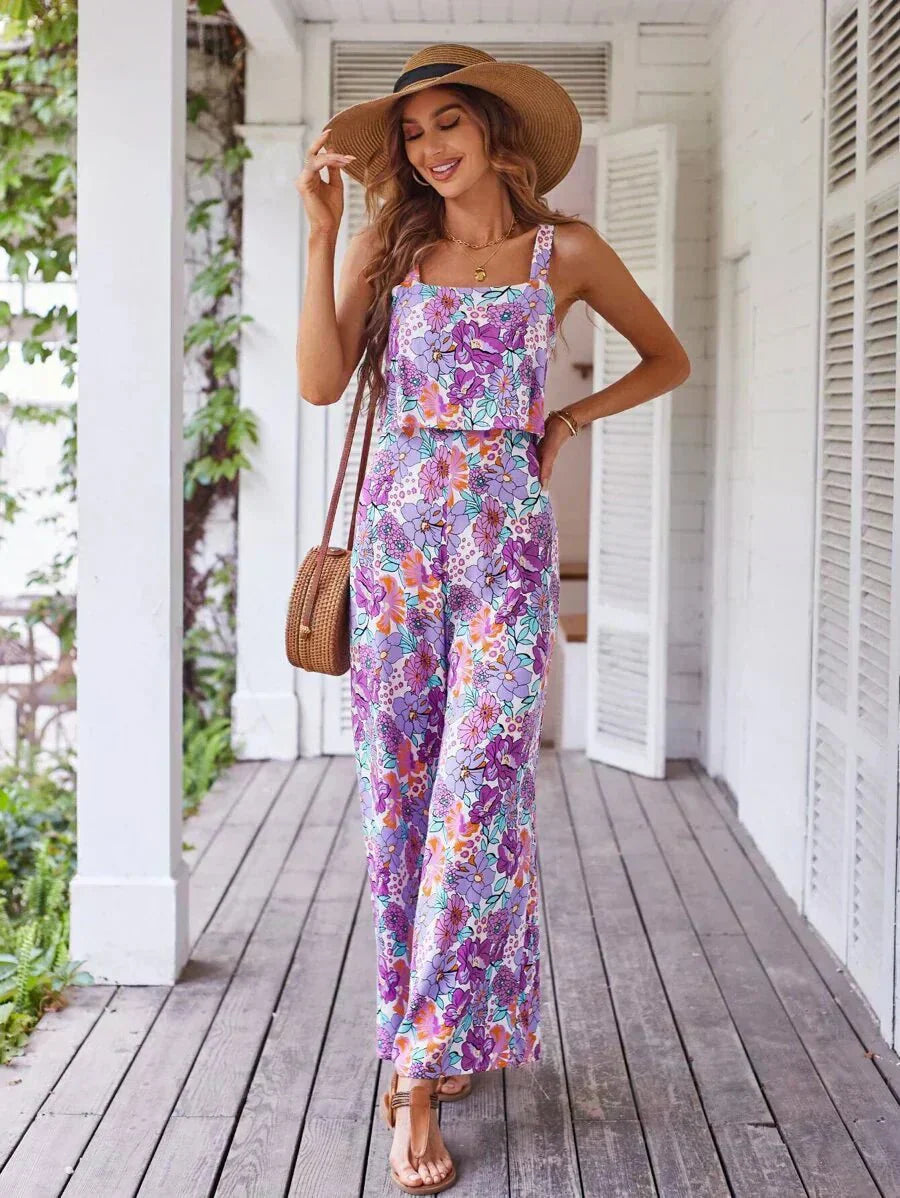 Fenna | Floral Wide-leg Jumpsuit