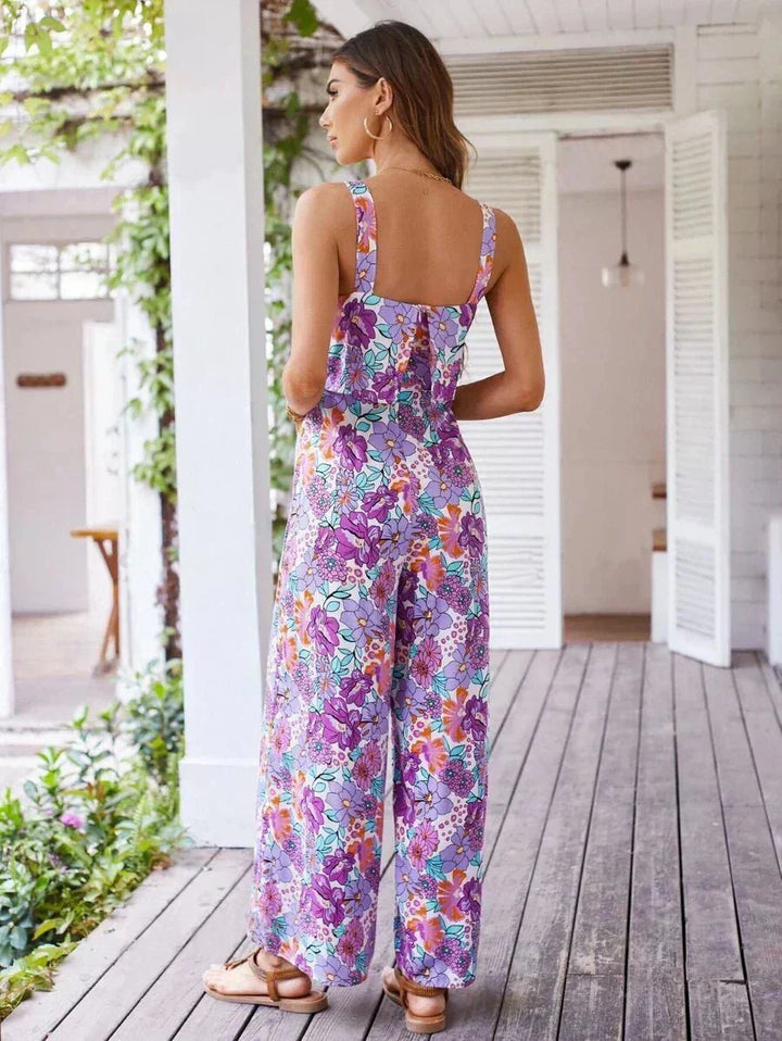 Fenna | Floral Wide-leg Jumpsuit