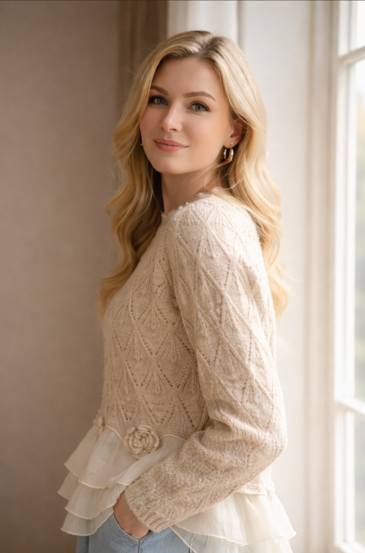 Nancy | Ruffle Cardigan™