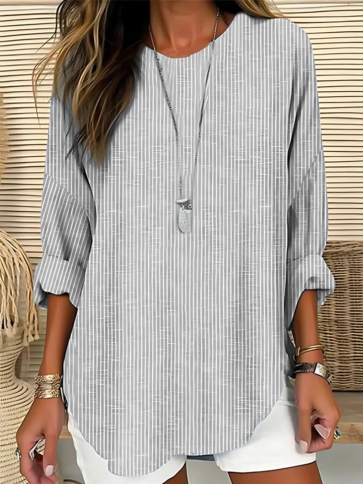 Riley | Trendy Striped Blouse