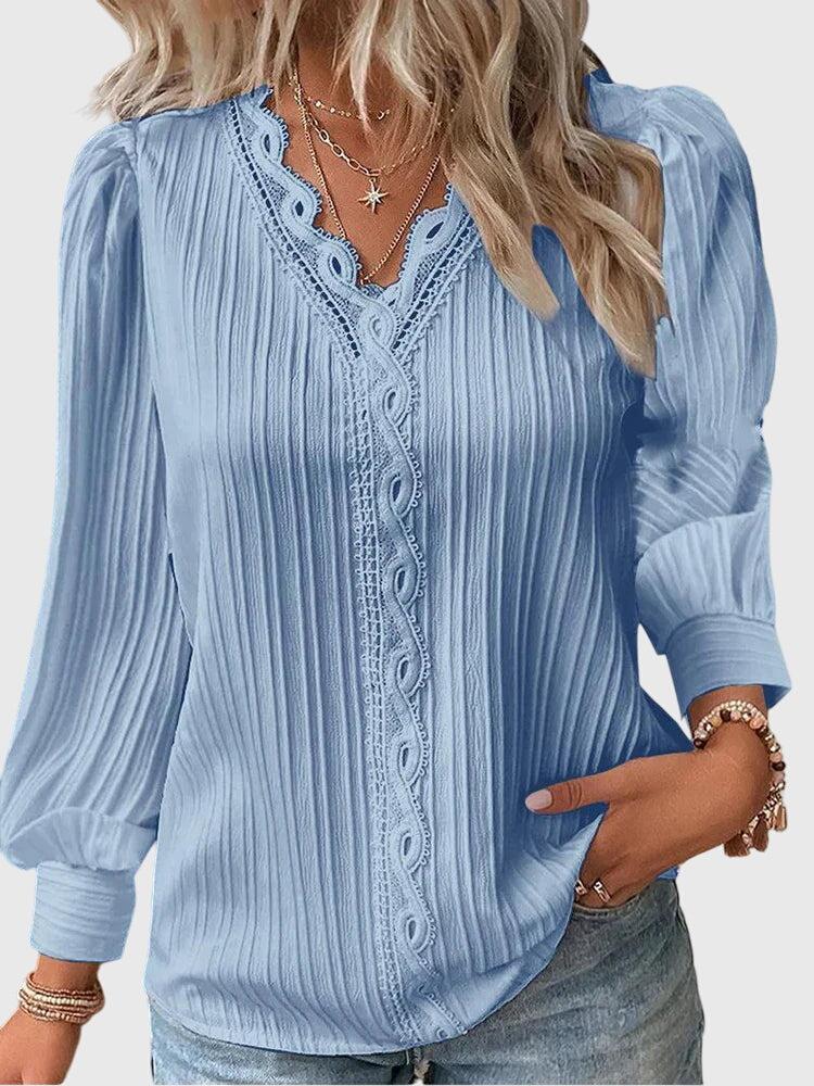 Alexis™ | Elegant Pullover Blouse