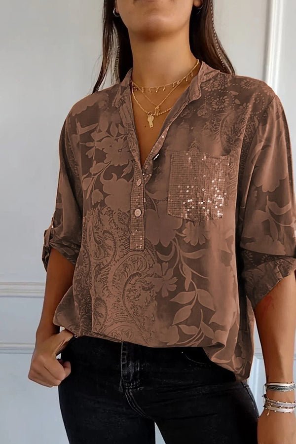 Amber | Elegant Sequin Top