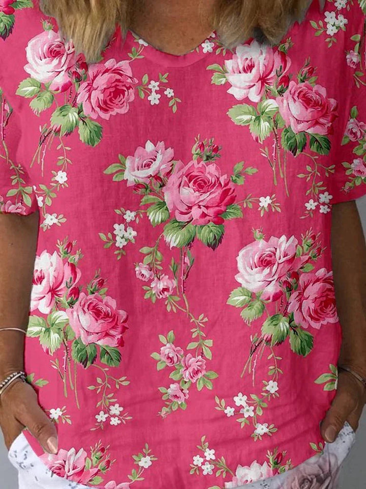 Serena | Artistic Floral Shirt