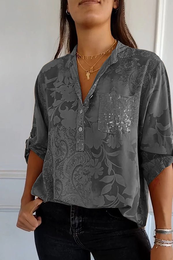 Amber | Elegant Sequin Top
