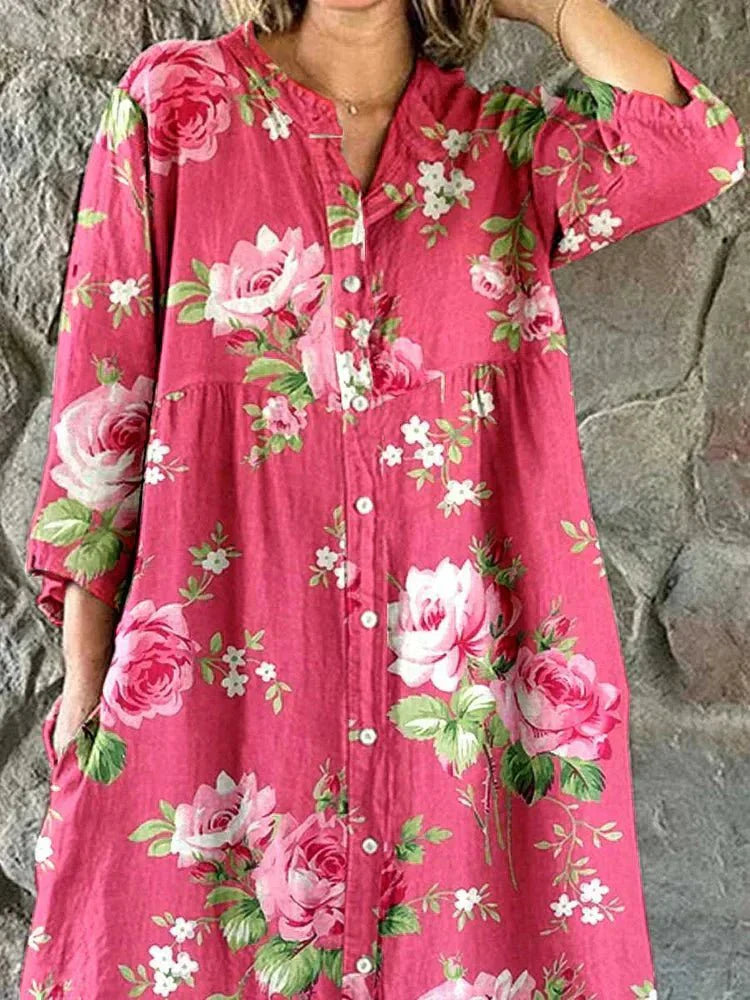 Lysandra | Art Floral Dress