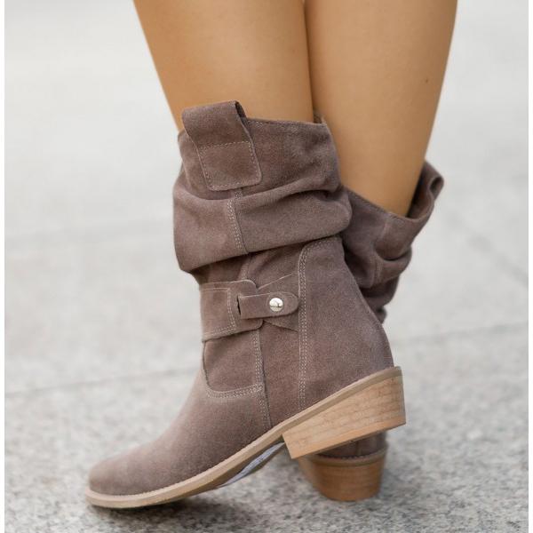Maya - Leather-Style Boots