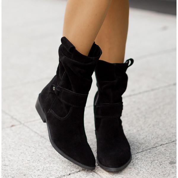 Maya - Leather-Style Boots