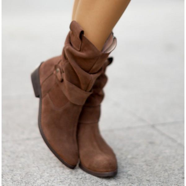 Maya - Leather-Style Boots