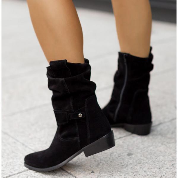 Maya - Leather-Style Boots