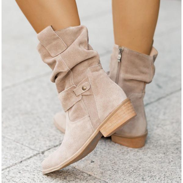 Maya - Leather-Style Boots