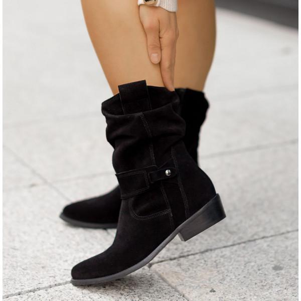 Maya - Leather-Style Boots