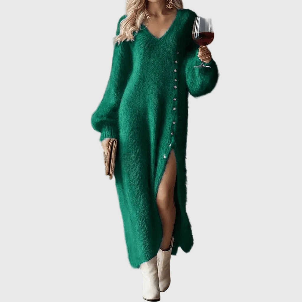 Renata | Holiday Lounge Dress