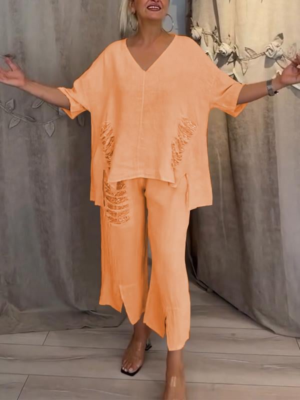 Britt | Elegant Two-Piece Summer Set For The Sunny Days