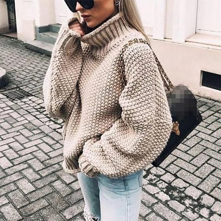 Mariah - Chunky Knit Turtleneck Sweater