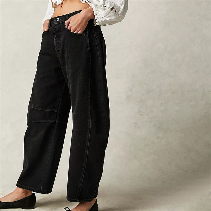 Solenne | CHIC WIDE-LEG JEANS