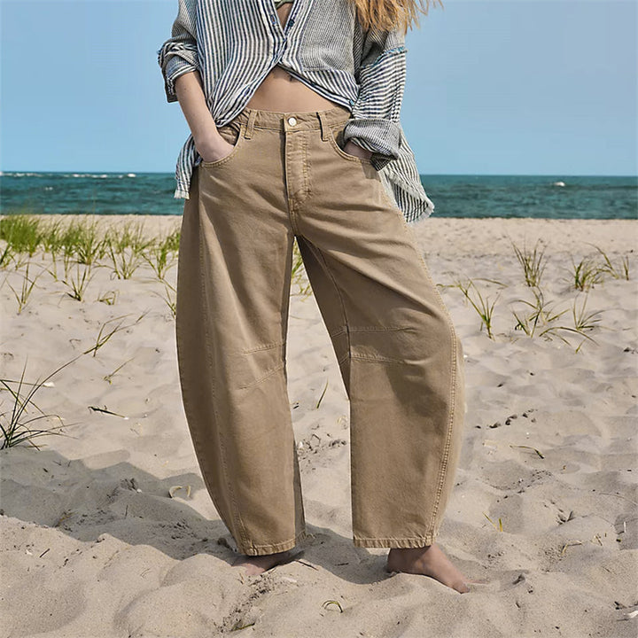 Solenne | CHIC WIDE-LEG JEANS