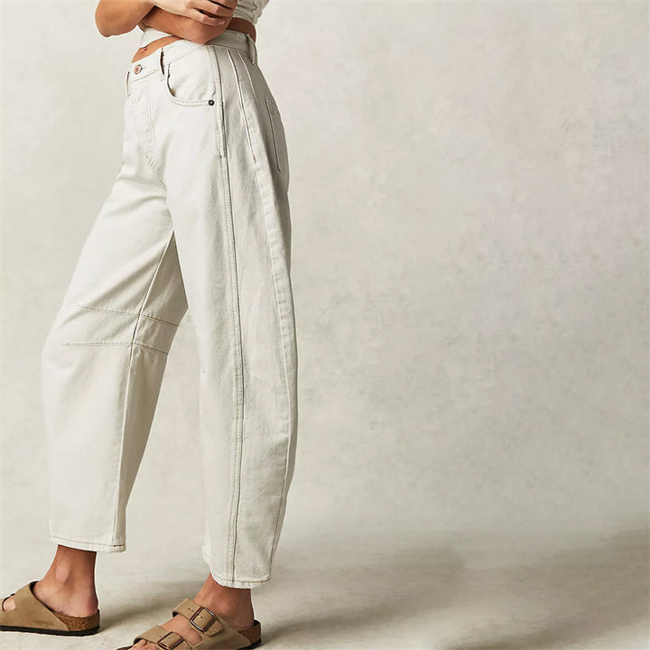Solenne | CHIC WIDE-LEG JEANS