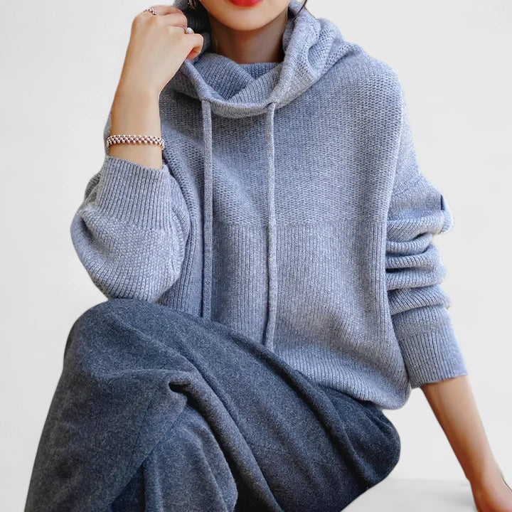 Sienna | Cozy Knit Hoodie