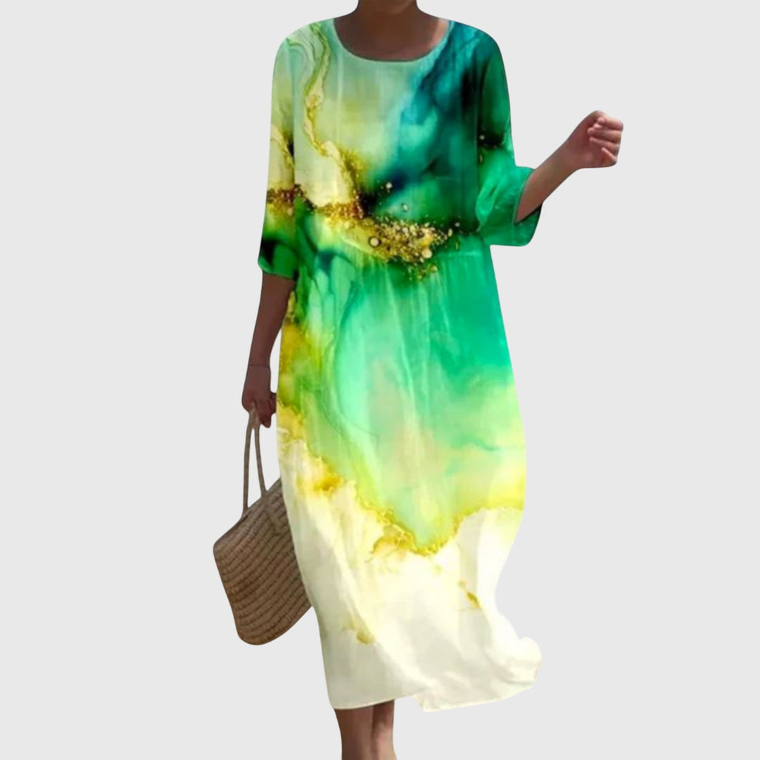 Fabiola™ | Stylish Floral Maxi Dress