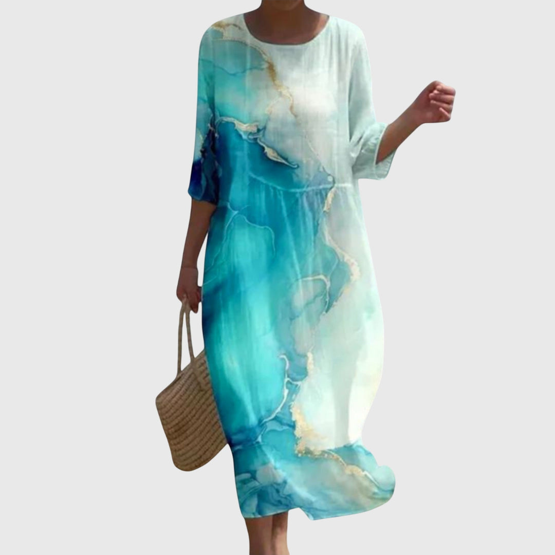 Fabiola™ | Stylish Floral Maxi Dress