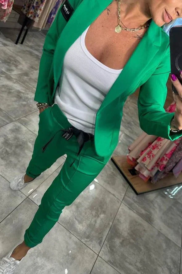 Fiona™ | Relaxed Solid Color Two-Piece Set for Women