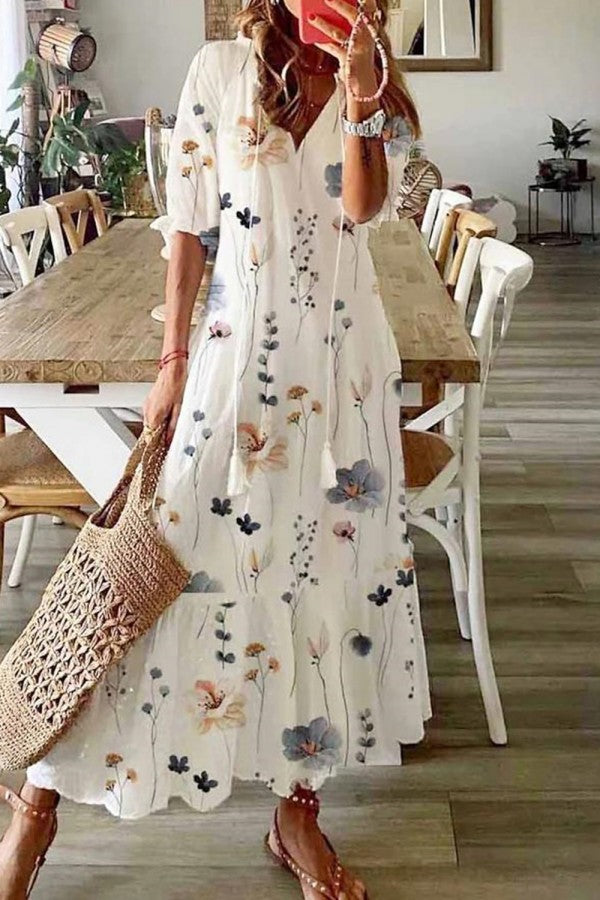 Charelle | Effortless Floral Maxi