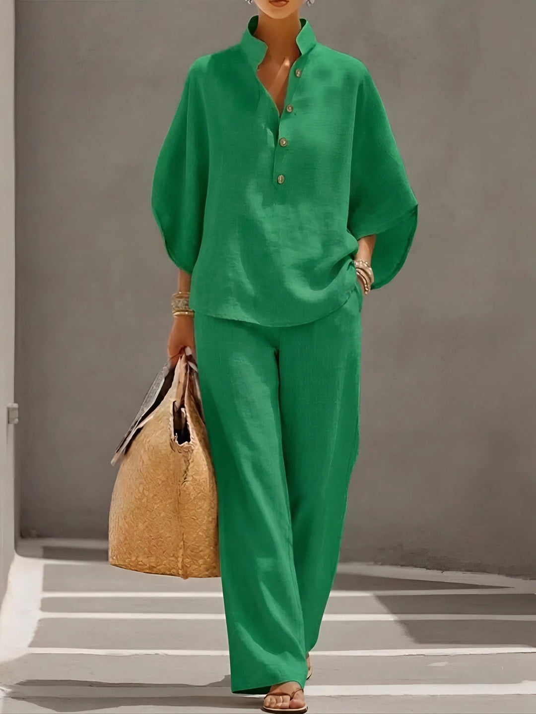 Claire | Linen Two-Piece Set