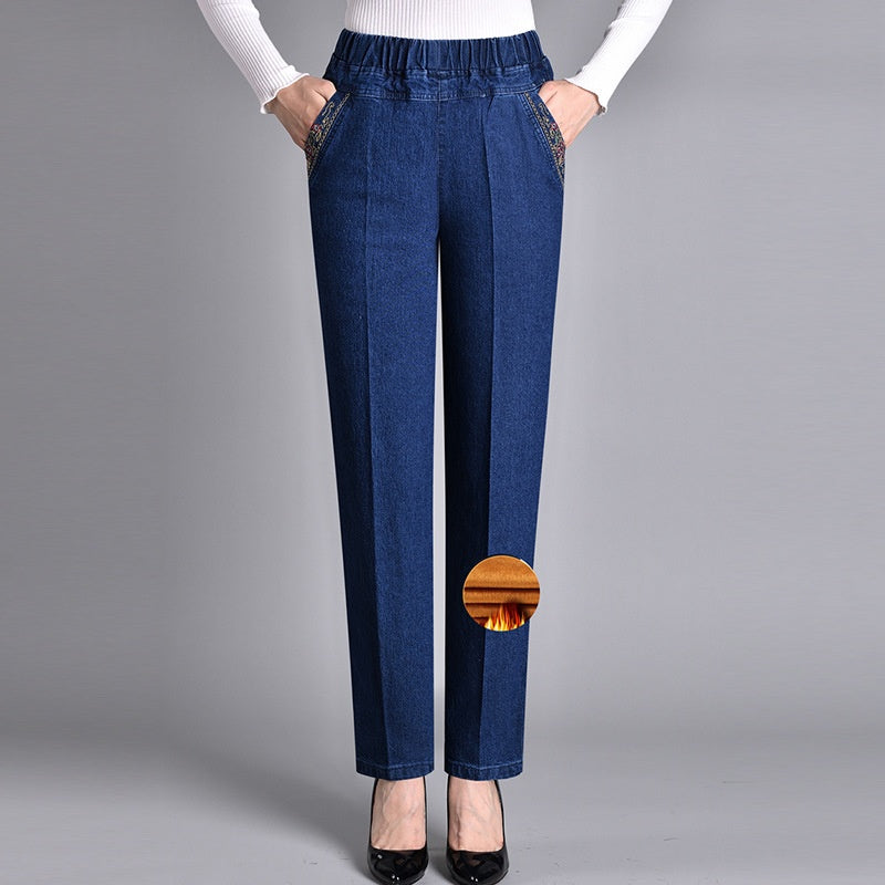 Beryl® | Women's jeans with side pockets and elastic waist