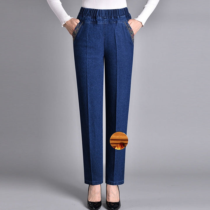 Beryl® | Women's jeans with side pockets and elastic waist