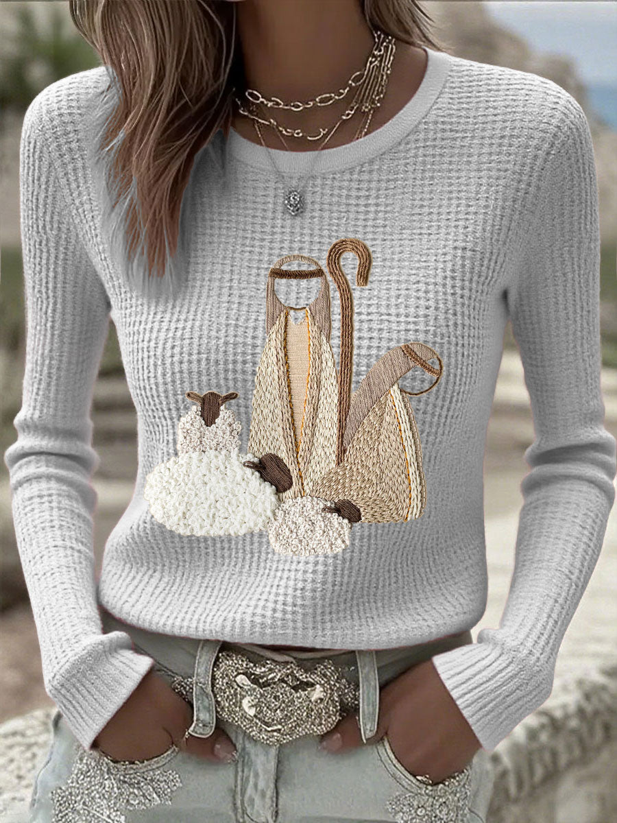 Bea | Women's Christmas Jesus Nativity Tops