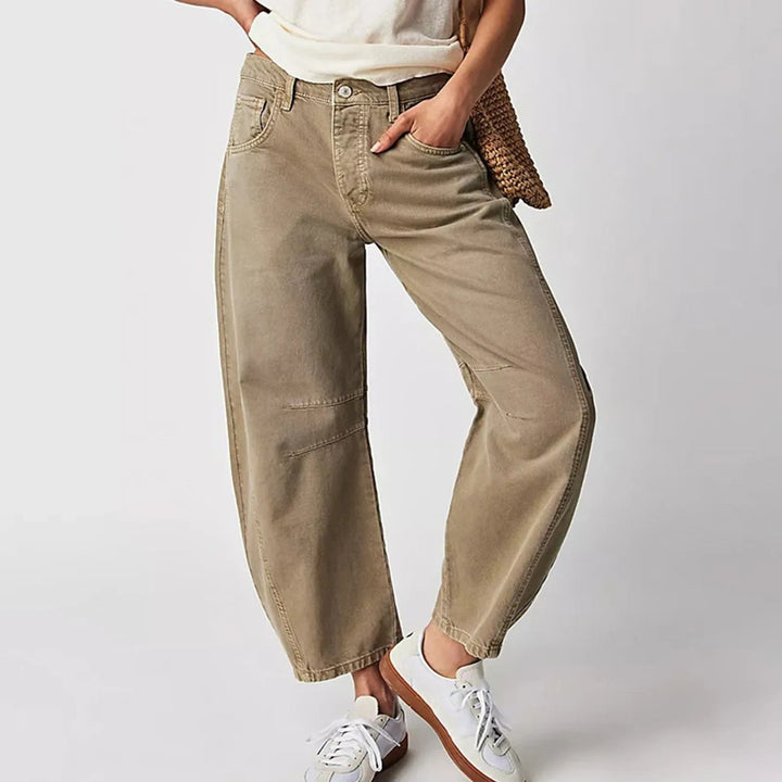 Solenne | CHIC WIDE-LEG JEANS